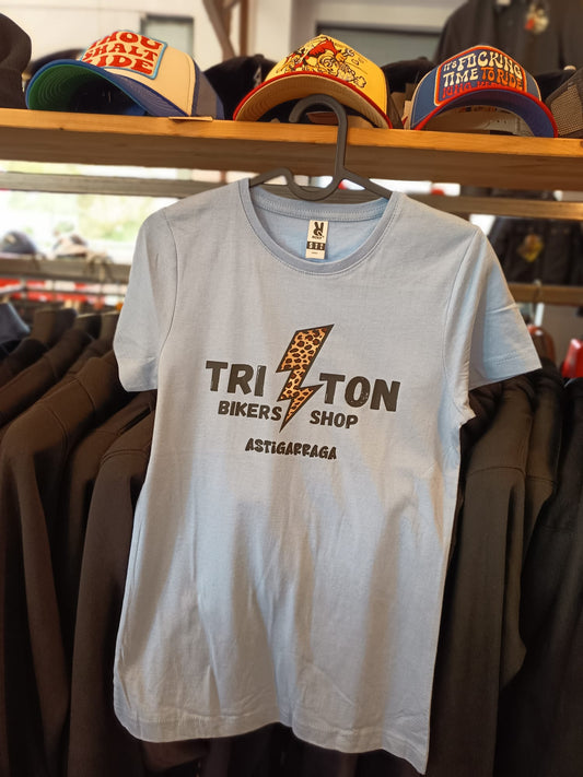 Camiseta azul cielo TRITON mujer