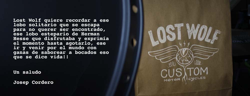 Sudadera LOST WOLF CROSS BONES vigore