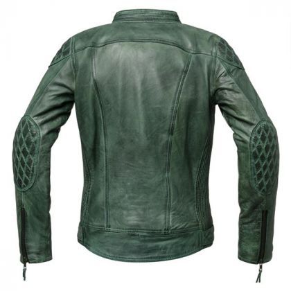 Green Electra Girl's Leather Motorcycle Jacket