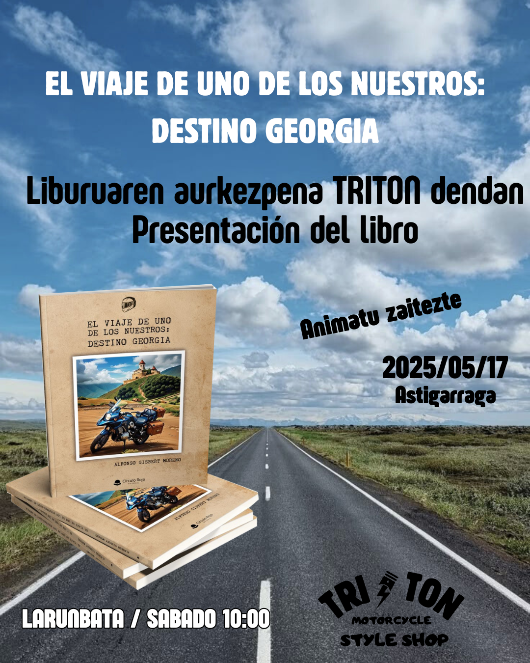 Presentación de libro de viajes