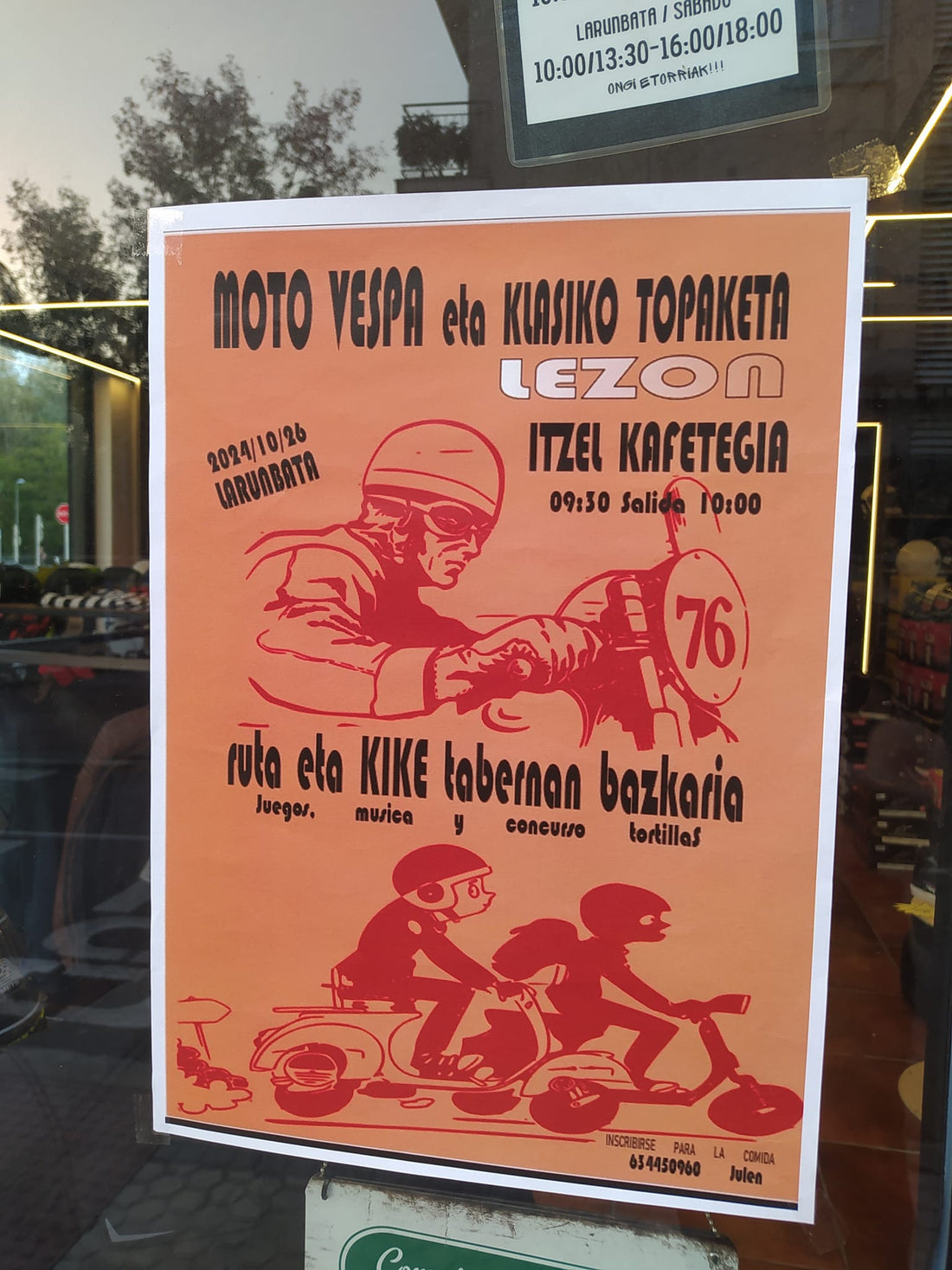 Moto Vespa eta klasiko topaketa