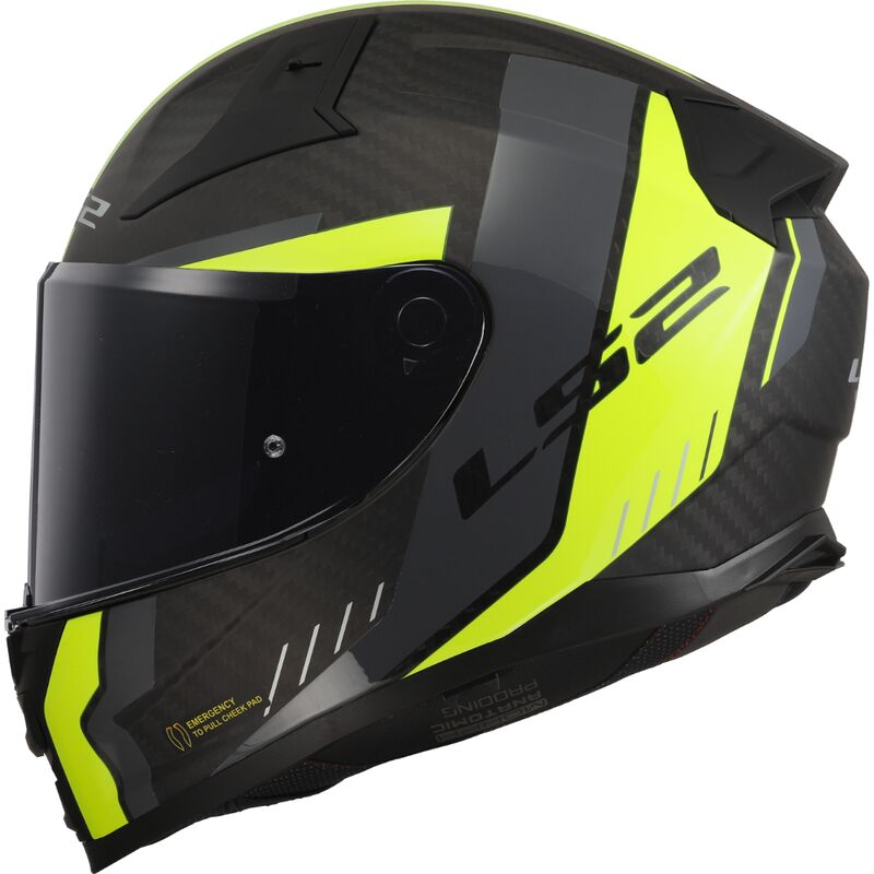 Casco LS2 FF811 VECTOR II GRID MATT H-V YELLOW-06