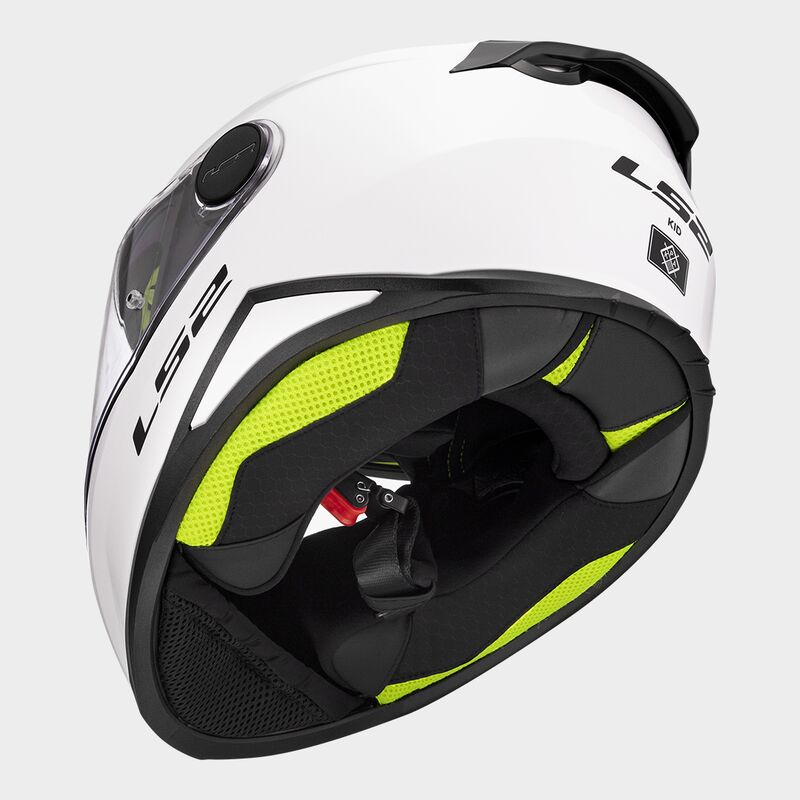 Casco LS2 FF812 KID SOLID WHITE