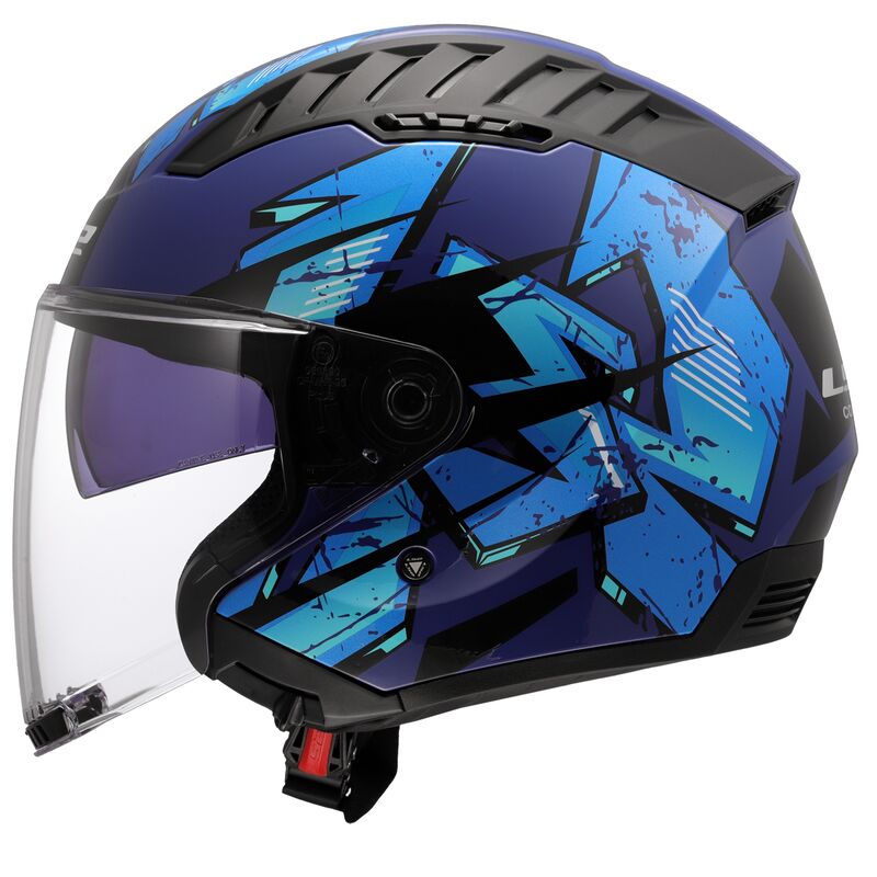 Casco LS2 OF600 COPTER II KANJI BLUE-06