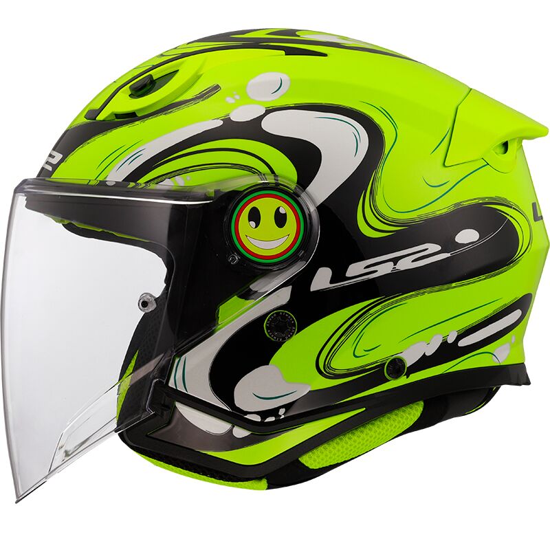 Casco LS2 OF622 FUNNY II GLUP H-VIS YELLOW