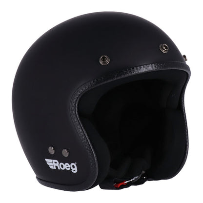 CASCO JET ROEG NEGRO MATE