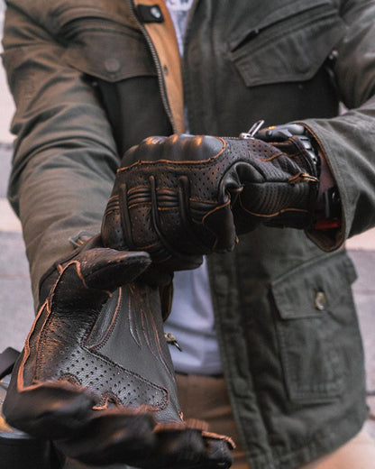 Guantes BY CITY AMSTERDAM MAN marron oscuro