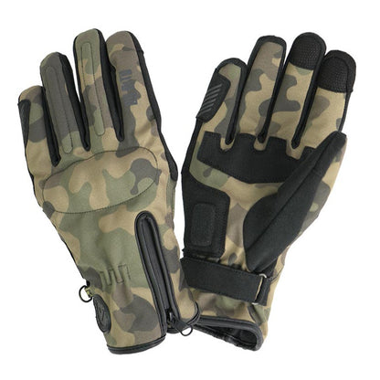 Guante de moto color camuflaje