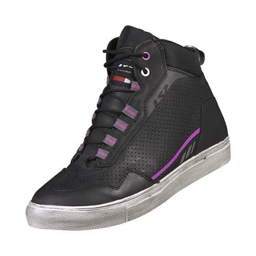 ZAPATILLAS MUJER LS2 ZOE NEGRO VIOLETA