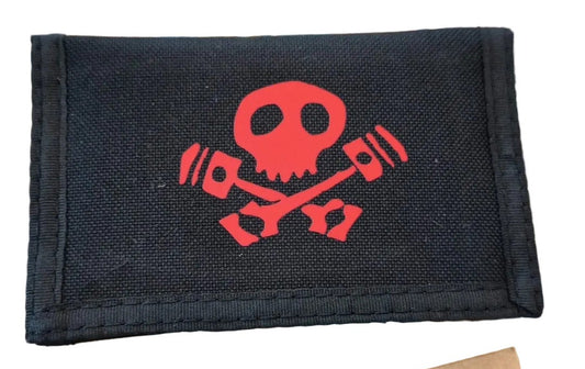 Cartera Calavera roja