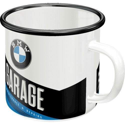 TAZA ESMALTADA / BMW GARAGE