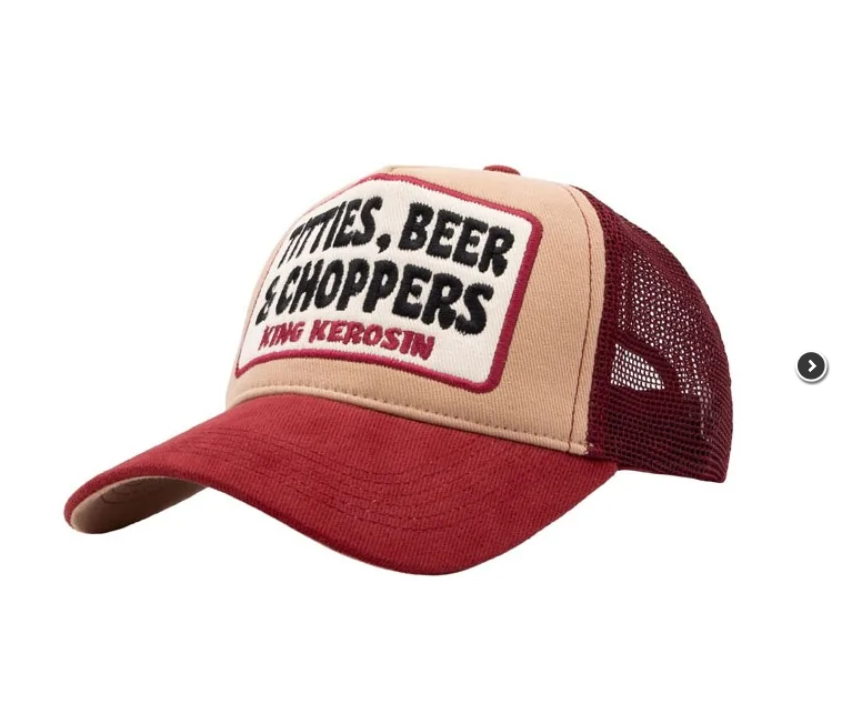 GORRA KING KEROSIN Titties, Beer & Choppers
