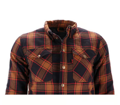 Camisa 13 1/2 cuadros marrón/negro