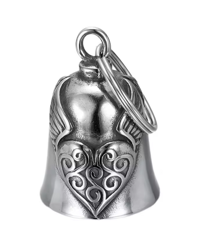 Campanilla biker corazon