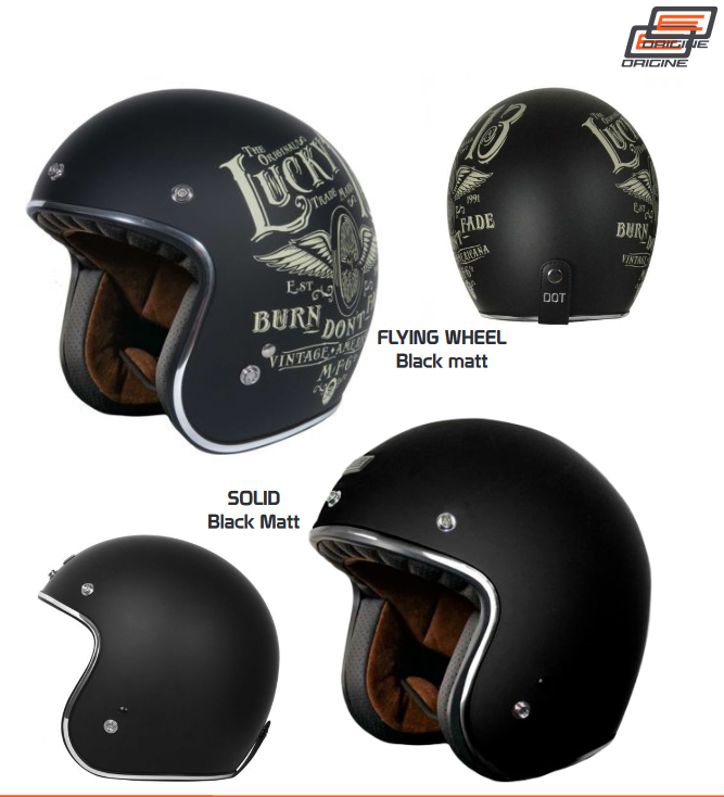 CASCO ORIGINE PRIMO NEGRO MATE (ECE22.06)