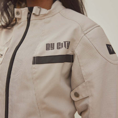 Chaqueta BY CITY Summer ROUTE Lady silver