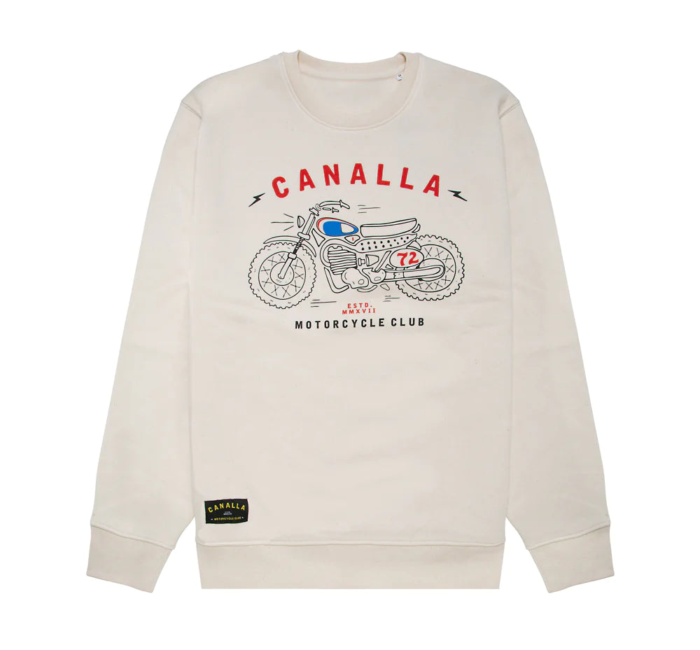 SUDADERA EL MAS CANALLA SCRAMBLER Crudo