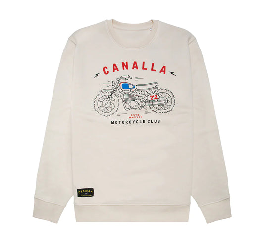 Sudadera EL MAS CANALLA Scrambler Crudo