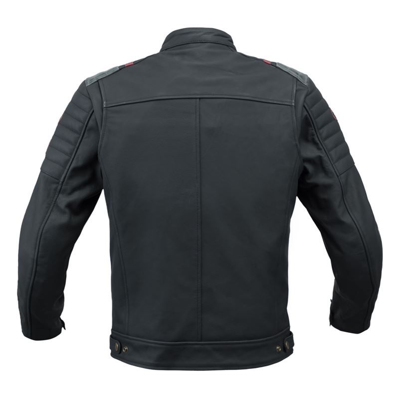 CHAQUETA MOTO CUERO INVICTUS EREBUS