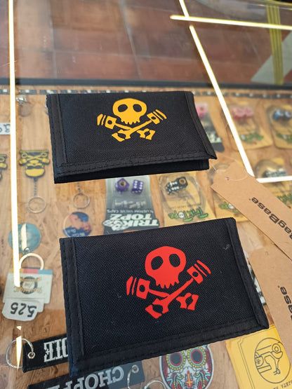 Cartera Calavera roja