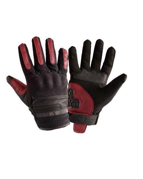 Guantes BY CITY Nova Man negro /rojo