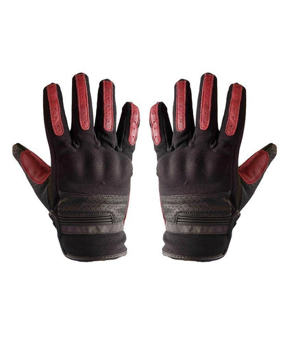 Guantes BY CITY Nova Man negro /rojo