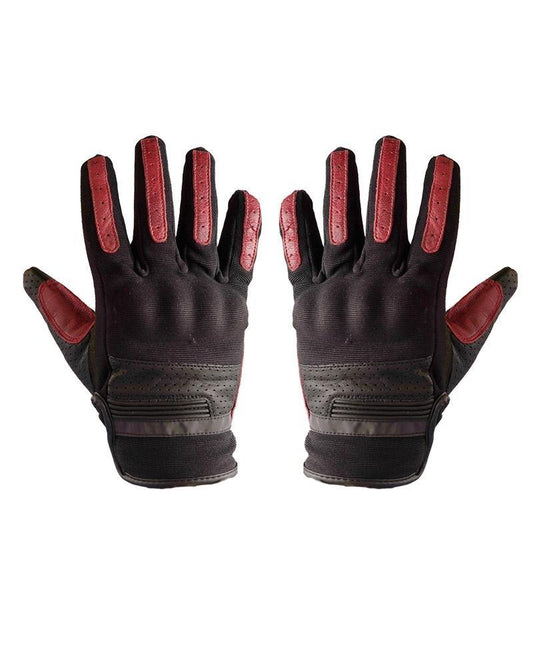 Guantes BY CITY Nova Man negro /rojo