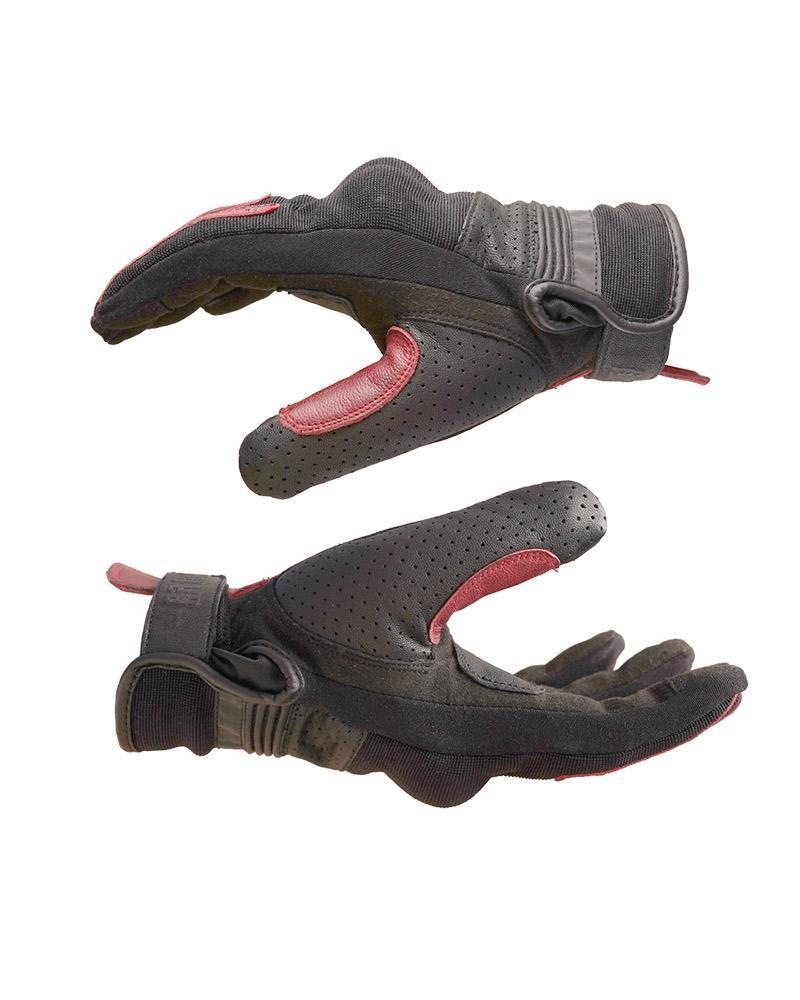 Guantes BY CITY Nova Man negro /rojo