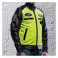 CHAQUETA Holy Freedom Zero Vision leather jacket black / fluo yellow