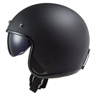 HELMET LS2 OF601 BOB HPFC SOLID BLACK MATT