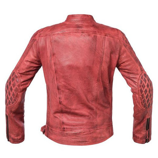 Red Electra Girl Leather Jacket