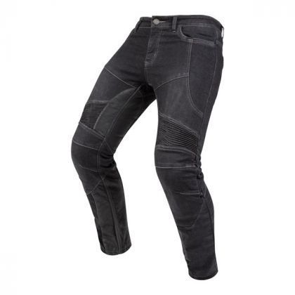 Invictus Eastwood BLACK Denim and Leather Pants