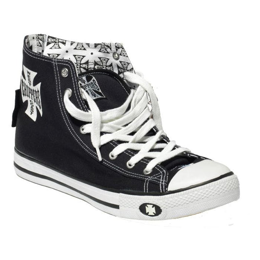 West coast choppers Warrior Hi-Tops Shoes BLACK 